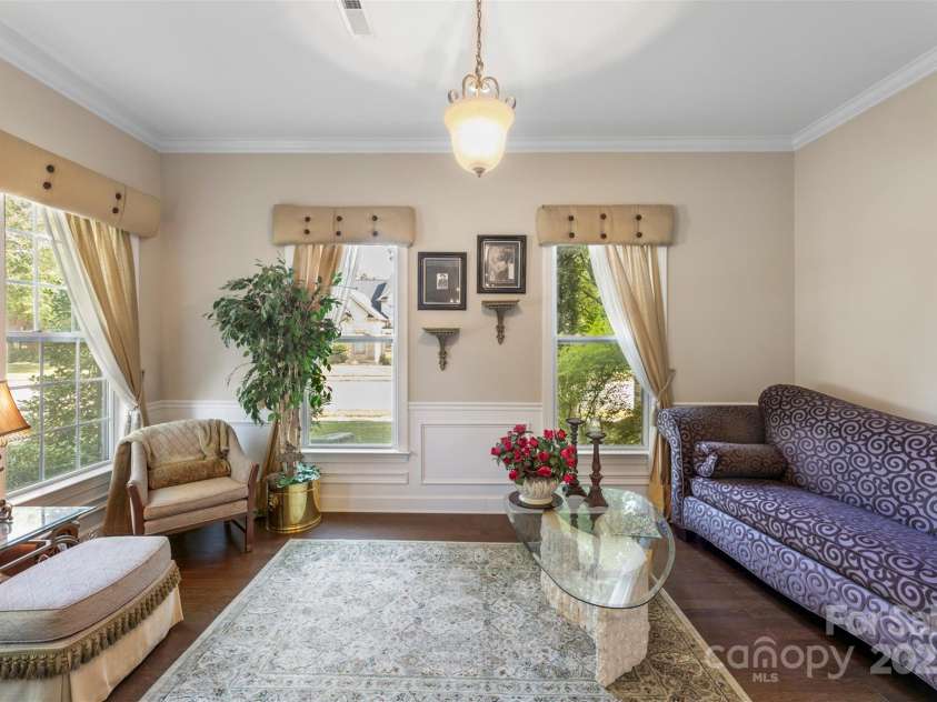 1204 Vaugelas Court, Monroe, NC 28110.  MLS# CAR4280337, YatesRealty ID 33134. Just off the foyer, this space works beautifully as a home office, library, or sitting room