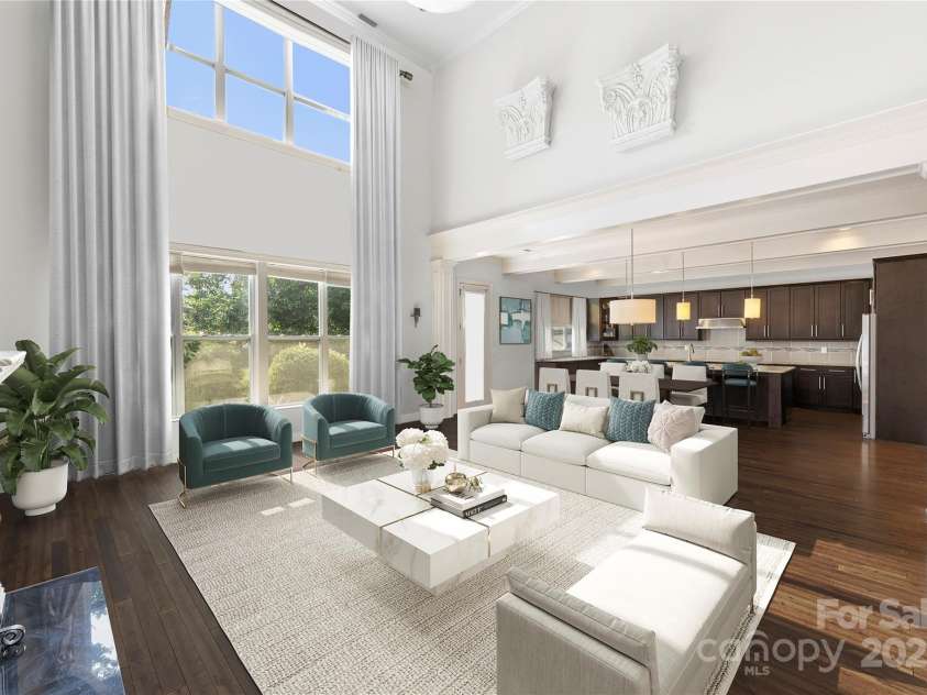 1204 Vaugelas Court, Monroe, NC 28110.  MLS# CAR4280337, YatesRealty ID 33134. Select images have been virtually rendered to showcase the possibilities with fresh paint and furniture. These enhancements are for visualization purposes only.