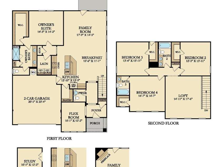 1406 Caracara Court, Cramerton, NC 28012.  MLS# CAR4293728, YatesRealty ID 33135. Floorplan
