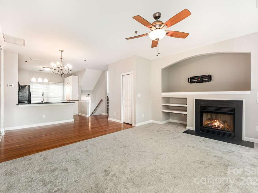 2833 Avalon Loop Road, Charlotte, NC 28269.  MLS# CAR4293864, YatesRealty ID 33137. Fire is virtual