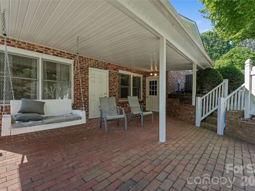 110 Myrtle Avenue, China Grove, NC 28023.  MLS# CAR4397877, YatesRealty ID 33140. Covered Patio