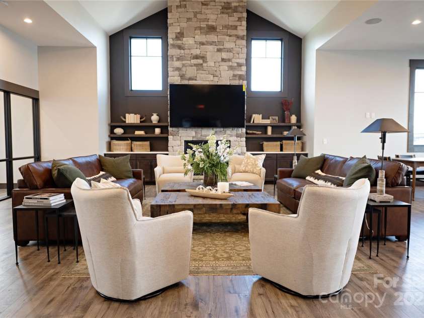 44 Bovine Branch Road, Fletcher, NC 28732.  MLS# CAR4294123, YatesRealty ID 33148. Community clubhouse