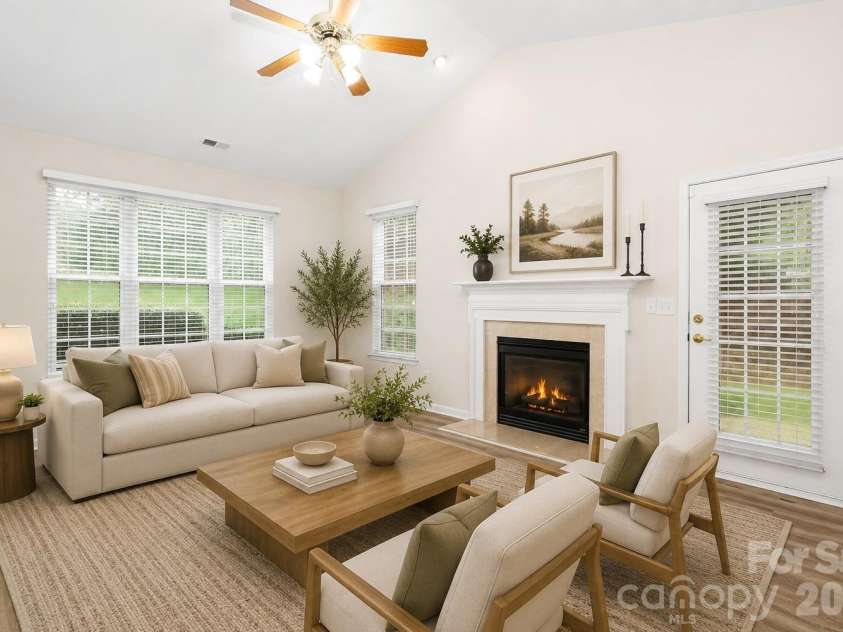 1669 Onyx Ridge, Fort Mill, SC 29708.  MLS# CAR4398188, YatesRealty ID 33155. Virtually staged great room