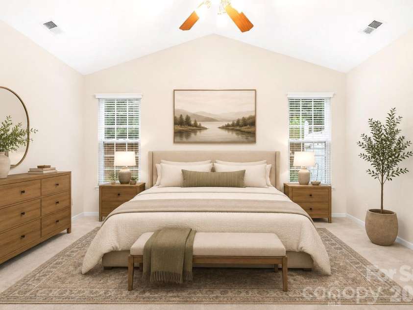 1669 Onyx Ridge, Fort Mill, SC 29708.  MLS# CAR4398188, YatesRealty ID 33155. Virtually staged primary
