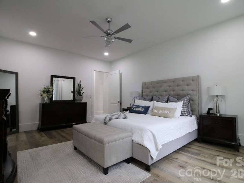 2916 Margaret Wallace Road, Matthews, NC 28105.  MLS# CAR4398220, YatesRealty ID 33157. Master bedroom