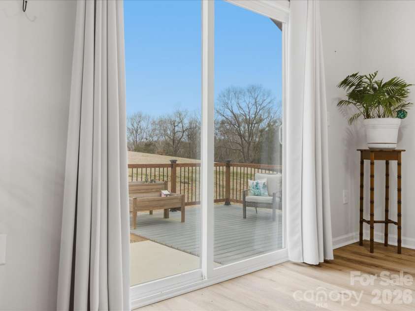 6109 Bunn Simpson Road, Marshville, NC 28103.  MLS# CAR4333051, YatesRealty ID 33164. Wonderful sliding glass doors allows so much light in!
