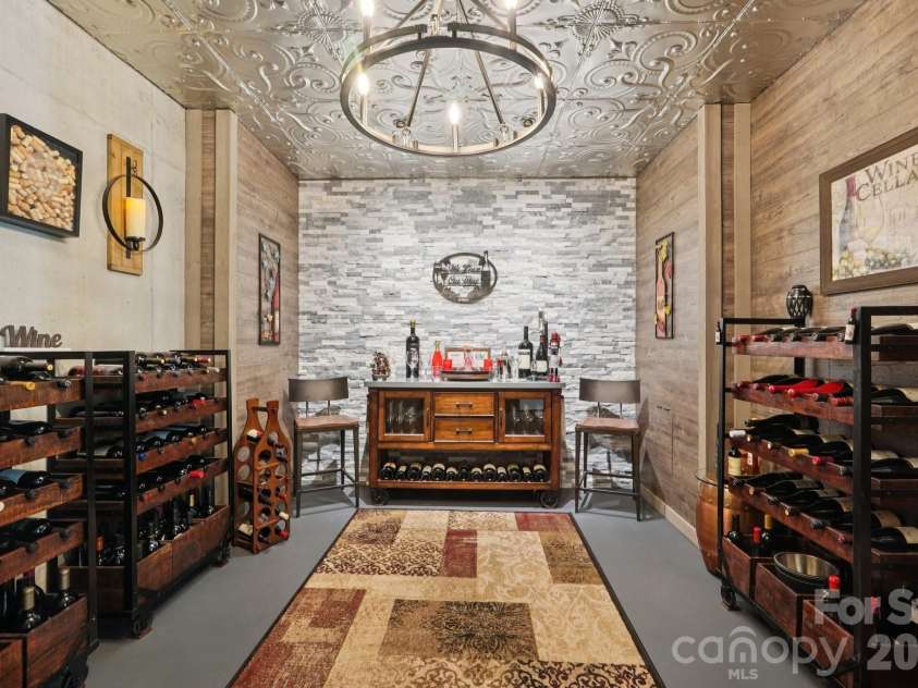 17914 Culross Lane, Charlotte, NC 28278.  MLS# CAR4366954, YatesRealty ID 33166. Wine room