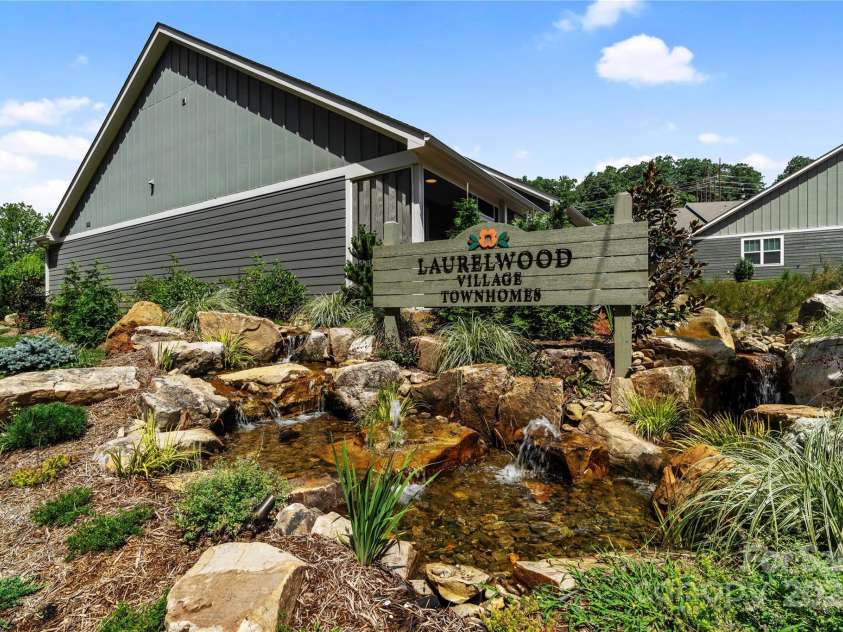 10 Heartleaf Circle, Arden, NC 28704.  MLS# CAR4296217, YatesRealty ID 3317. Community Entrance Sign