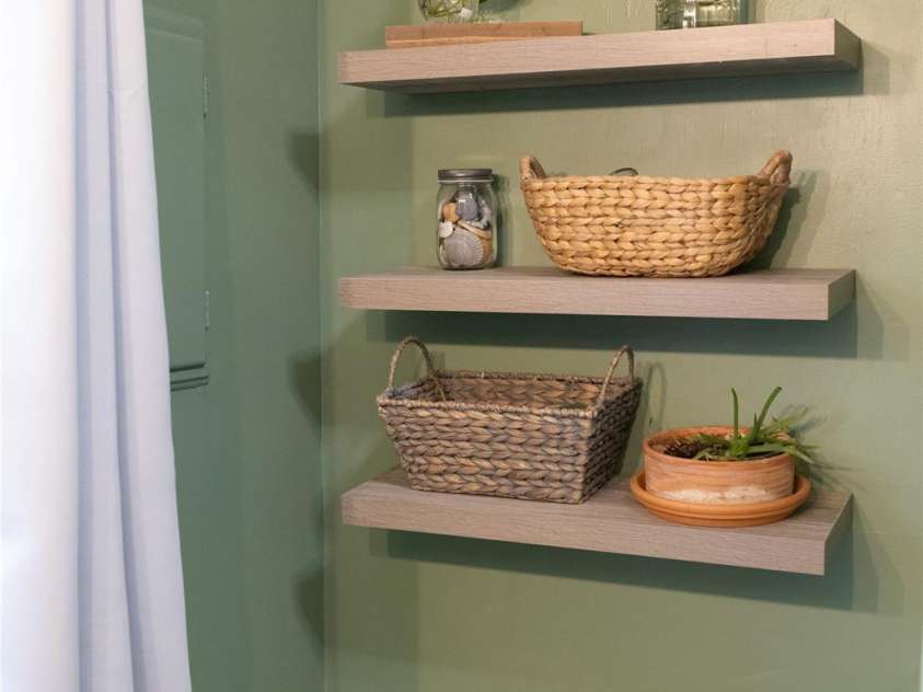 654 Bost Street, Statesville, NC 28677.  MLS# CAR4238670, YatesRealty ID 3317. Storage shelves over toilet