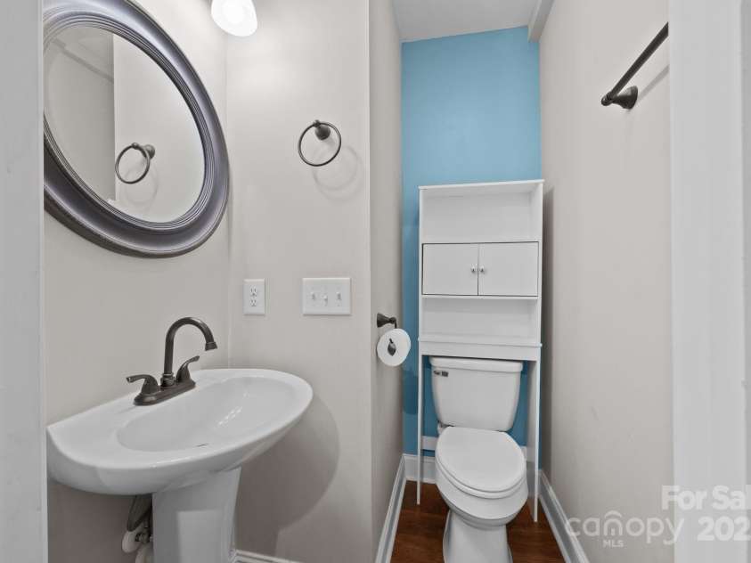 318 5th Street, Albemarle, NC 28001.  MLS# CAR4289630, YatesRealty ID 33171. Guest Bathroom