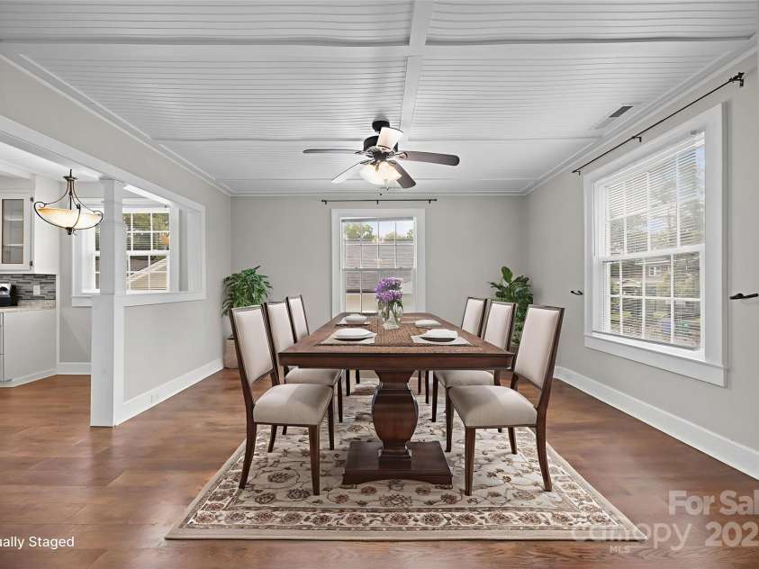 318 5th Street, Albemarle, NC 28001.  MLS# CAR4289630, YatesRealty ID 33171. Virtually Staged - Dining Room