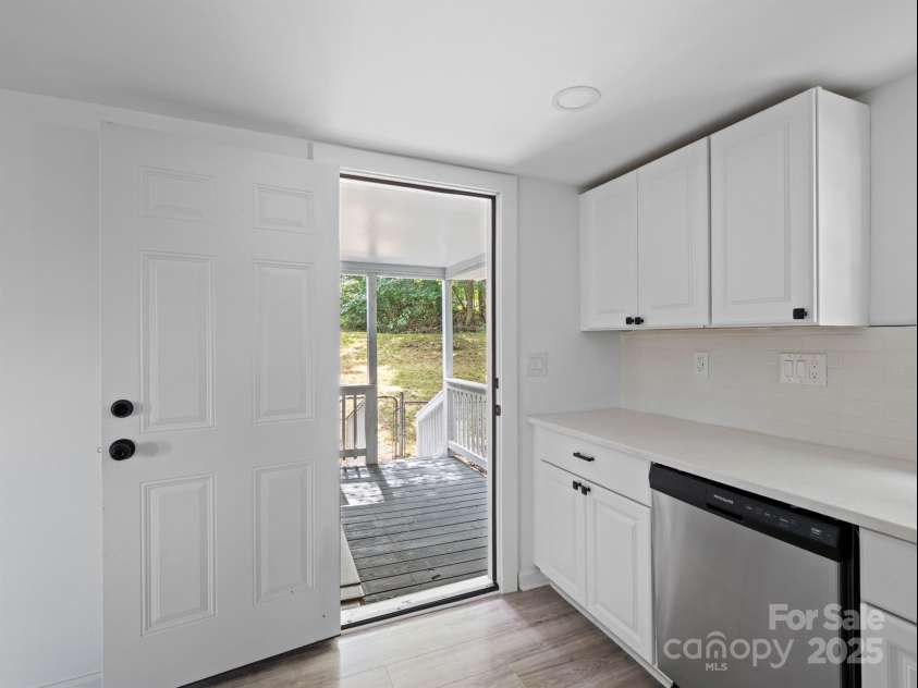 195 Stone Avenue, Concord, NC 28027.  MLS# CAR4291205, YatesRealty ID 33173. Kitchen to Back Porch