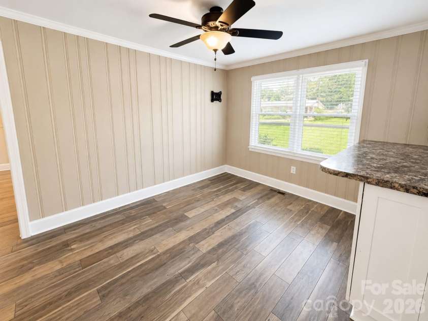 203 Danita Drive, Locust, NC 28097.  MLS# CAR4393303, YatesRealty ID 33174. Great breakfast nook area off kitchen.
