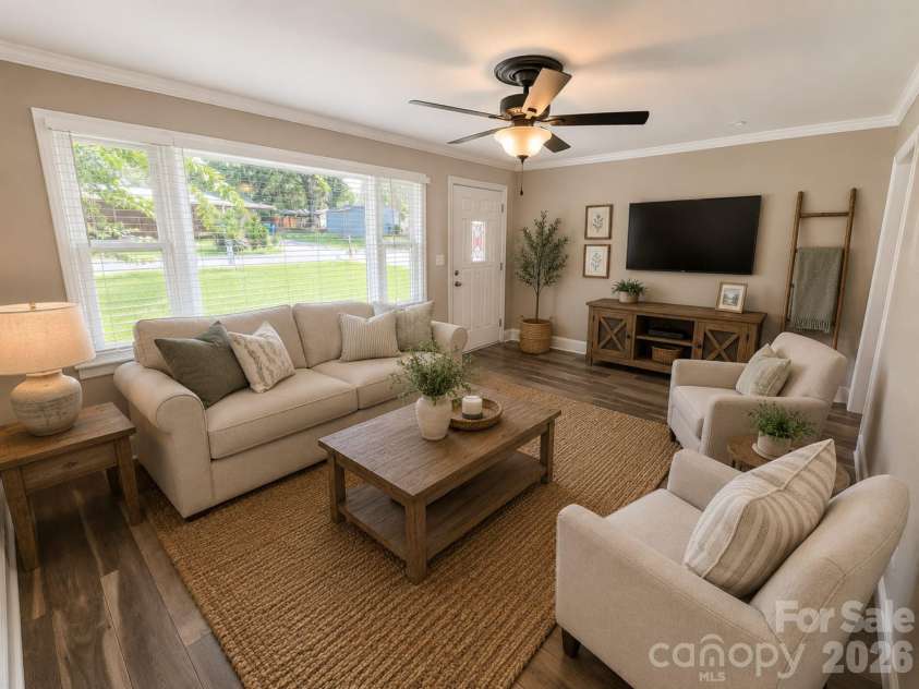 203 Danita Drive, Locust, NC 28097.  MLS# CAR4393303, YatesRealty ID 33174. Virtually staged.