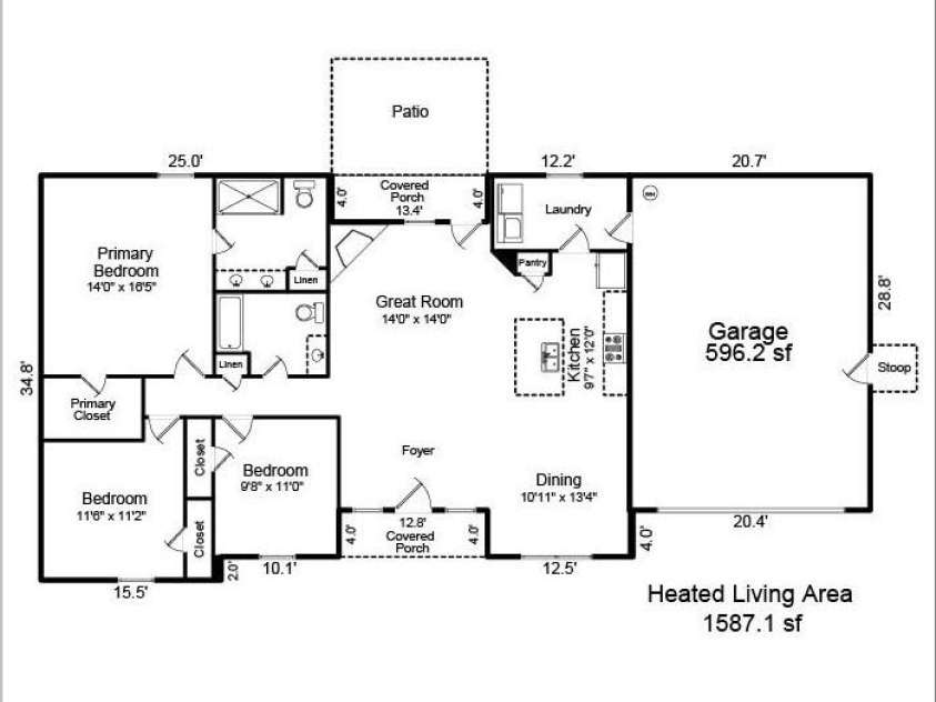 5226 Sustar Drive, Monroe, NC 28110.  MLS# CAR4392806, YatesRealty ID 33178. 