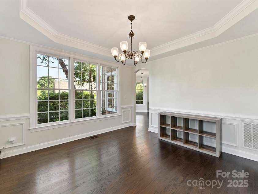 4032 Cambridge Hill Lane, Charlotte, NC 28270.  MLS# CAR4277573, YatesRealty ID 33179. A dining room sits off of the kitchen and makes for a great place for family dinners or gatherings!