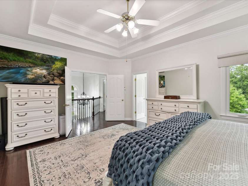 4032 Cambridge Hill Lane, Charlotte, NC 28270.  MLS# CAR4277573, YatesRealty ID 33179. Primary bedroom