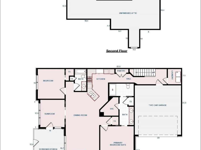 8505 Van Court, Denver, NC 28037.  MLS# CAR4289958, YatesRealty ID 33188. Floorplan