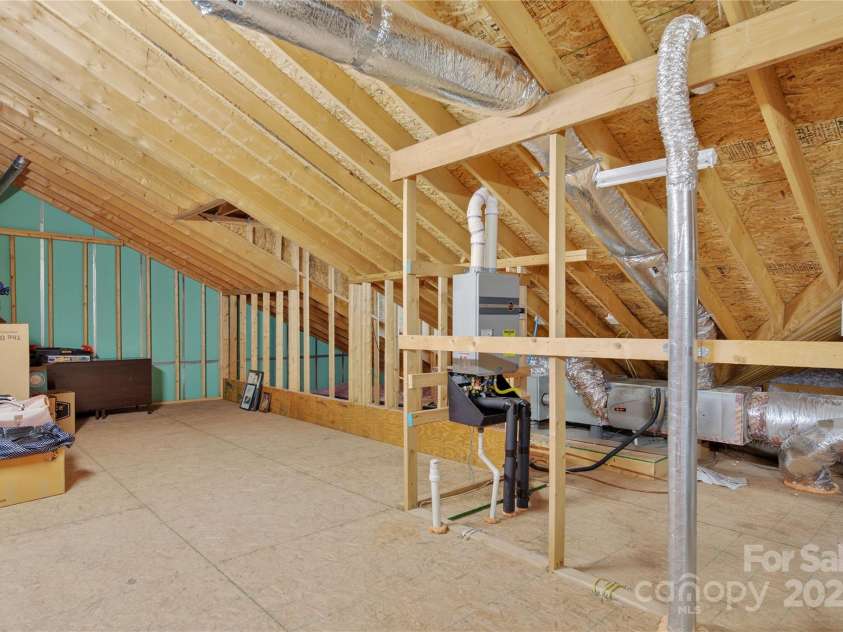 8505 Van Court, Denver, NC 28037.  MLS# CAR4289958, YatesRealty ID 33188. Large unfinished dormer