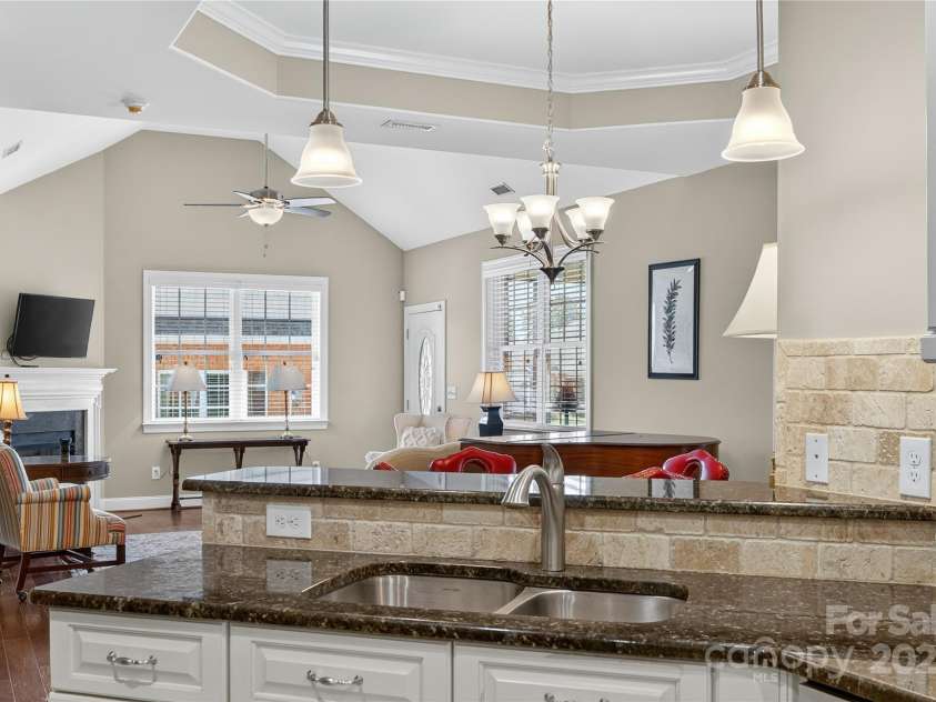 8505 Van Court, Denver, NC 28037.  MLS# CAR4289958, YatesRealty ID 33188. View from the kitchen for easy entertaining