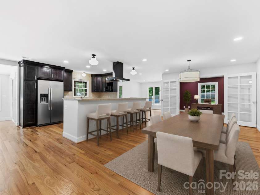 26 Glen Cove Road, Arden, NC 28704.  MLS# CAR4394525, YatesRealty ID 33191. Open floor plan & new lighting.