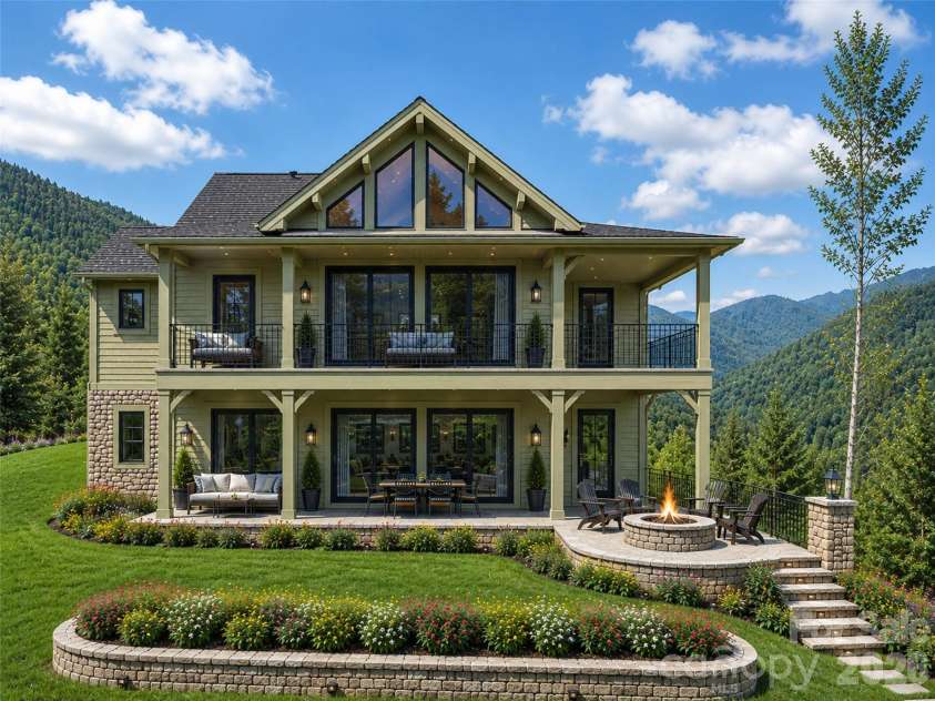 167 Southpoint Ridge, Maggie Valley, NC 28751.  MLS# CAR4398077, YatesRealty ID 33192. Virtual rendering