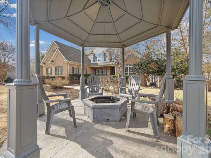 2409 Valelake Road, York, SC 29745.  MLS# CAR4345381, YatesRealty ID 3320. Gazebo with firepit