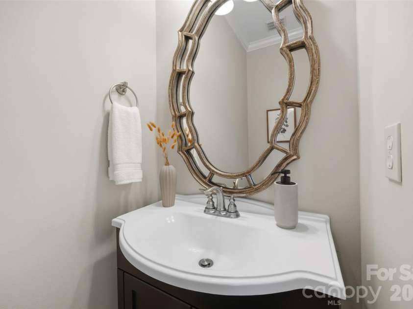 2409 Valelake Road, York, SC 29745.  MLS# CAR4345381, YatesRealty ID 3320. Main floor powder room