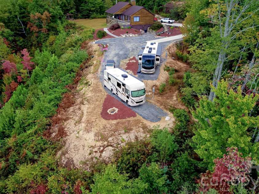 1025 Jeter Mountain Road, Penrose, NC 28766.  MLS# CAR4397105, YatesRealty ID 33202. Showing campsites being used