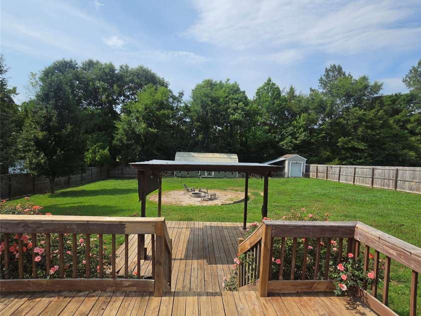 2707 Plantation Way, Albemarle, NC 28001.  MLS# CAR4390049, YatesRealty ID 33203. Rear deck