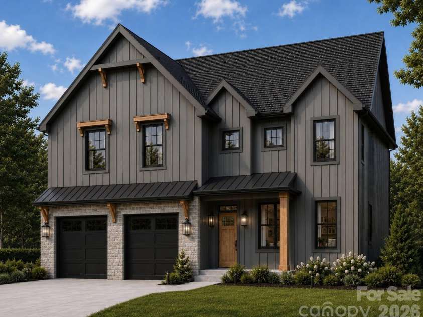 4003 Sage Cliff Court, Matthews, NC 28105.  MLS# CAR4397618, YatesRealty ID 33205. Front exterior rendering
