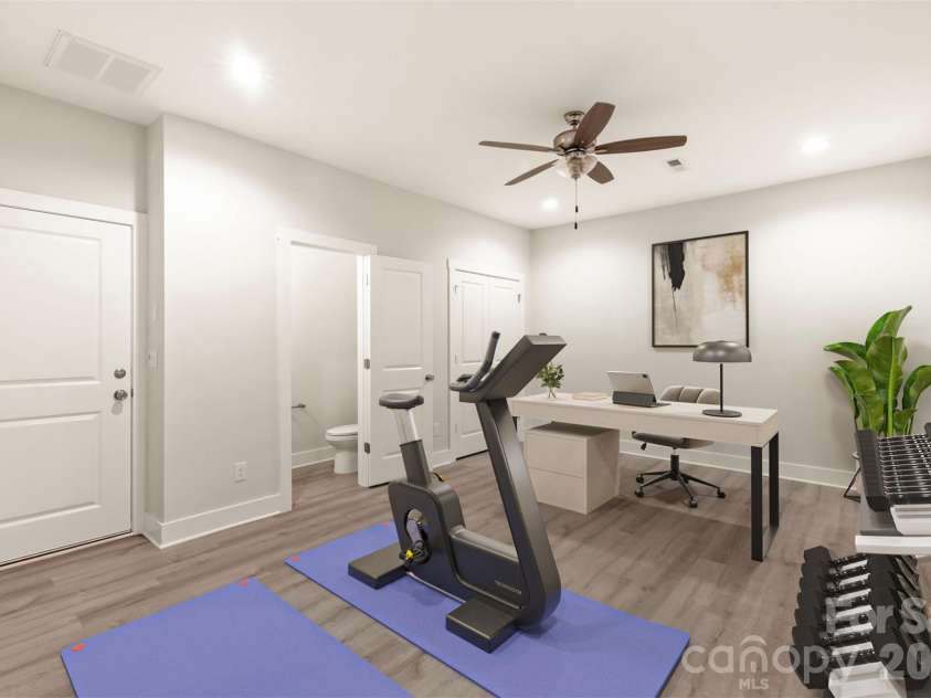 429 Nathaniel Way, Charlotte, NC 28213.  MLS# CAR4183043, YatesRealty ID 3321. 1st Floor Flex Room *Virtually Staged*