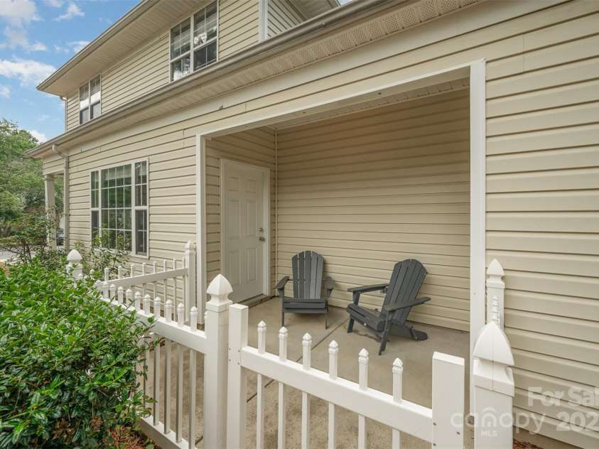 12223 Savannah Garden Drive, Charlotte, NC 28273.  MLS# CAR4274964, YatesRealty ID 33210. Additional storage closet off the patio