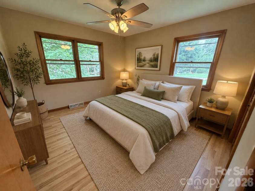 56 Henson Drive, Waynesville, NC 28786.  MLS# CAR4374439, YatesRealty ID 33211. Virtual Staging, Bedroom 2