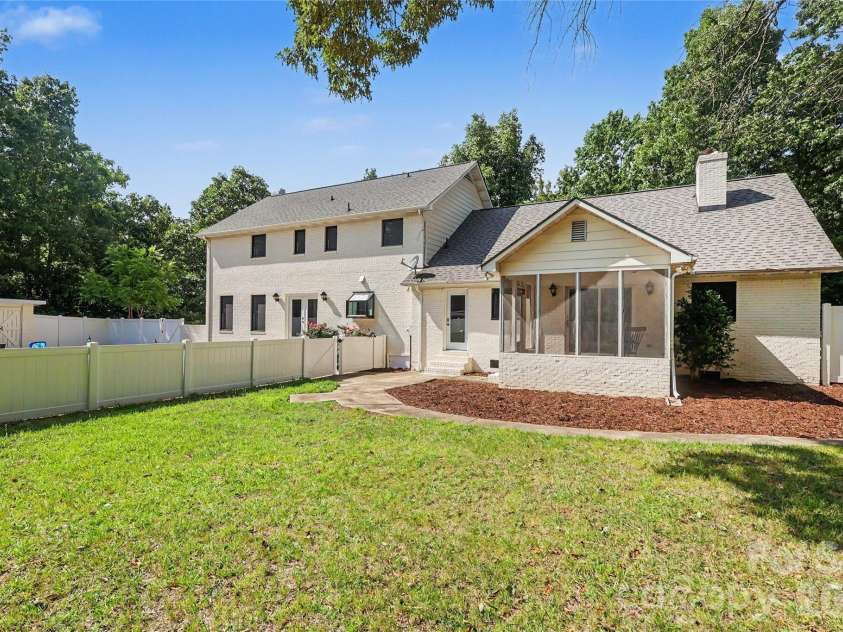 227 Dileen Drive, Concord, NC 28025.  MLS# CAR4396779, YatesRealty ID 33219. Back Side of  the Home