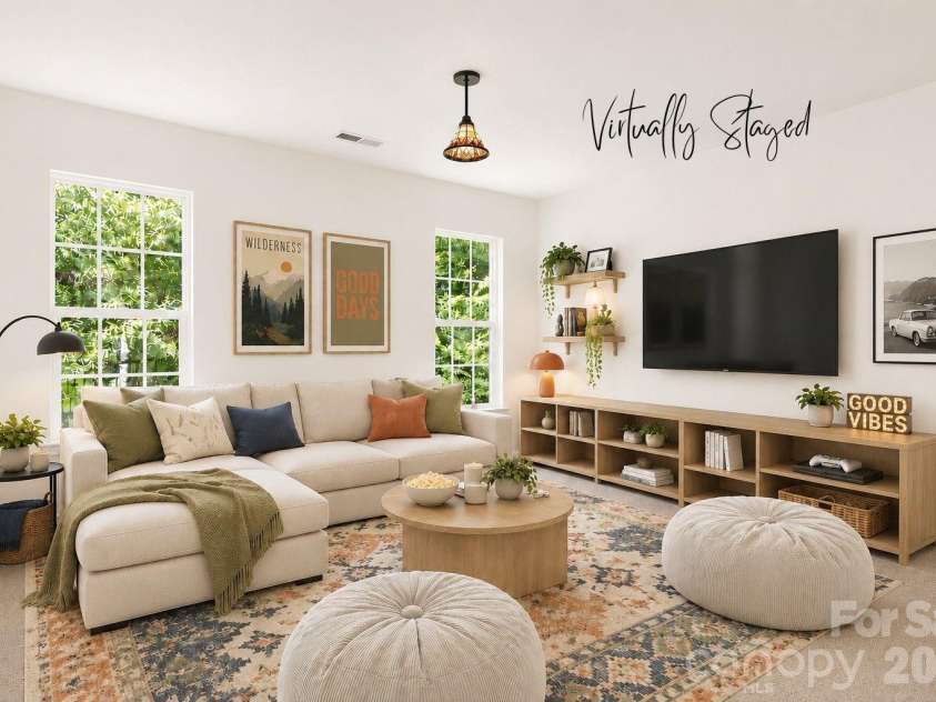 12519 Wandering Brook Drive, Charlotte, NC 28273.  MLS# CAR4392280, YatesRealty ID 33223. Loft - Virtually Staged