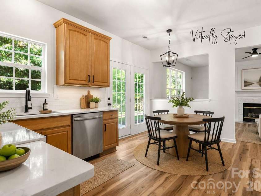 12519 Wandering Brook Drive, Charlotte, NC 28273.  MLS# CAR4392280, YatesRealty ID 33223. Virtually Staged