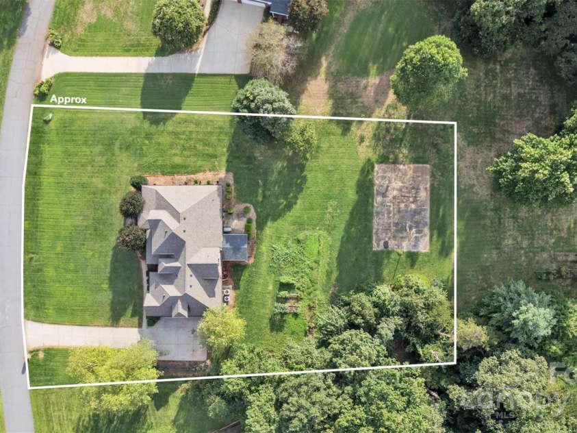 1163 Willow Creek Drive, Newton, NC 28658.  MLS# CAR4290632, YatesRealty ID 33232. Aerial View