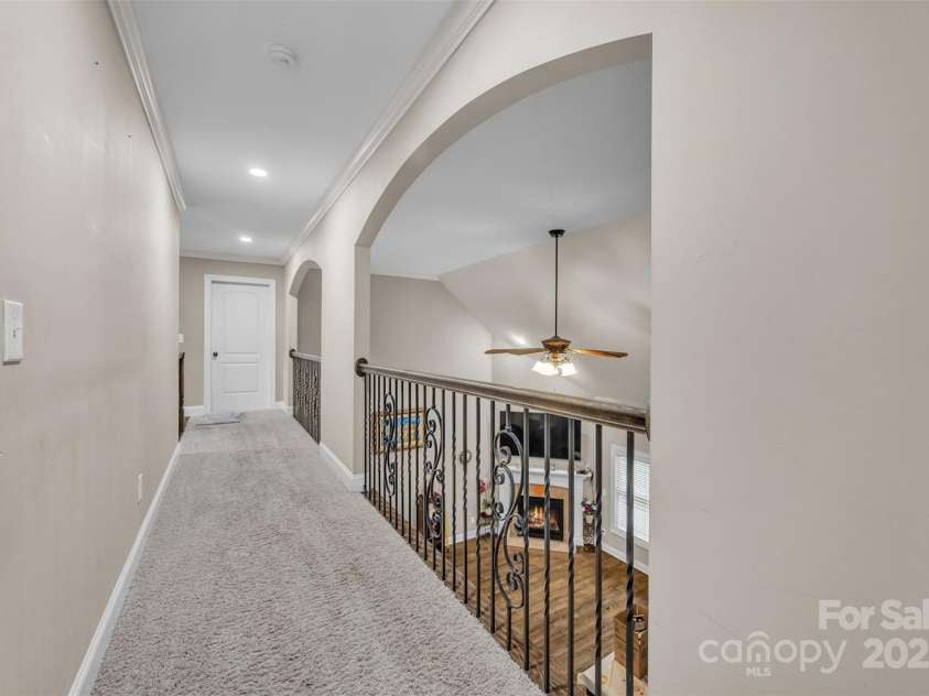 1163 Willow Creek Drive, Newton, NC 28658.  MLS# CAR4290632, YatesRealty ID 33232. Upstairs hallway/catwalk