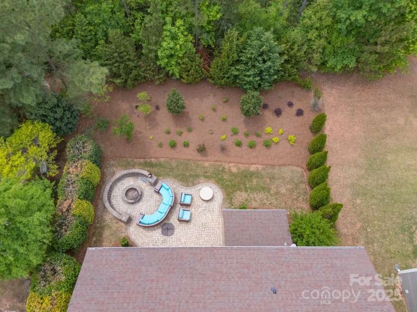 866 Tyne Drive, Fort Mill, SC 29715.  MLS# CAR4248986, YatesRealty ID 33238. Aerial View of Rear Yard