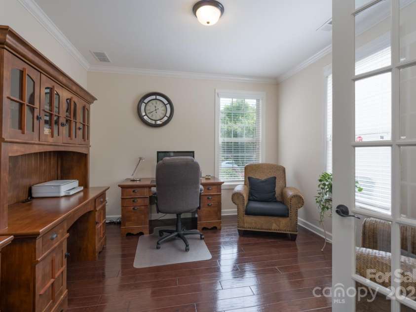 866 Tyne Drive, Fort Mill, SC 29715.  MLS# CAR4248986, YatesRealty ID 33238. Main Level Study/Office