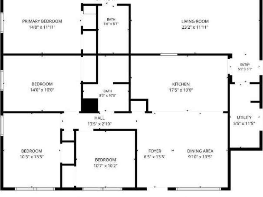 3840 Colebrook Road, Charlotte, NC 28215.  MLS# CAR4384060, YatesRealty ID 33239. 
