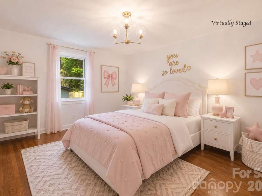 3840 Colebrook Road, Charlotte, NC 28215.  MLS# CAR4384060, YatesRealty ID 33239. VIRTUALLY Staged bedroom #1