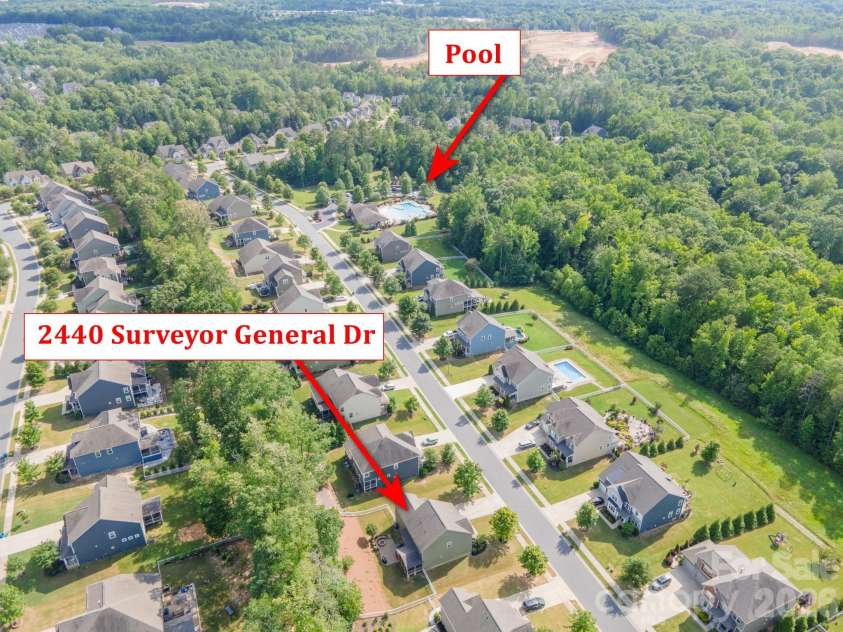 2440 Surveyor General Drive, Waxhaw, NC 28173.  MLS# CAR4389736, YatesRealty ID 33240. 