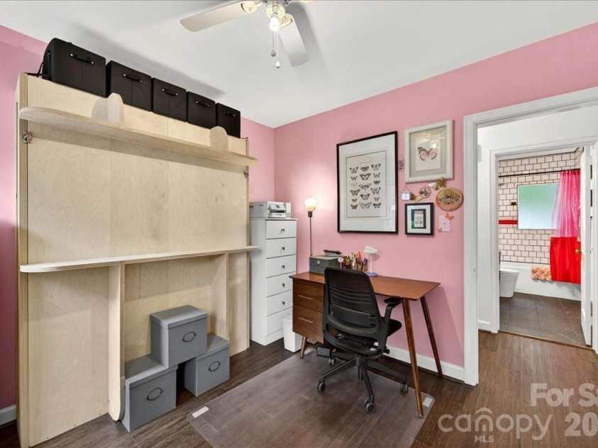 2225 Ashley Road, Charlotte, NC 28208.  MLS# CAR4389591, YatesRealty ID 33241. Murphy Bed Provides Flexible Guest Space