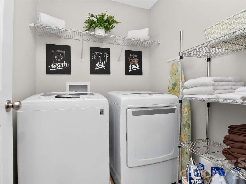 8122 Mossy Rock Road, Waxhaw, NC 28173.  MLS# CAR4430192, YatesRealty ID 33242. Laundry Room - 2nd Level