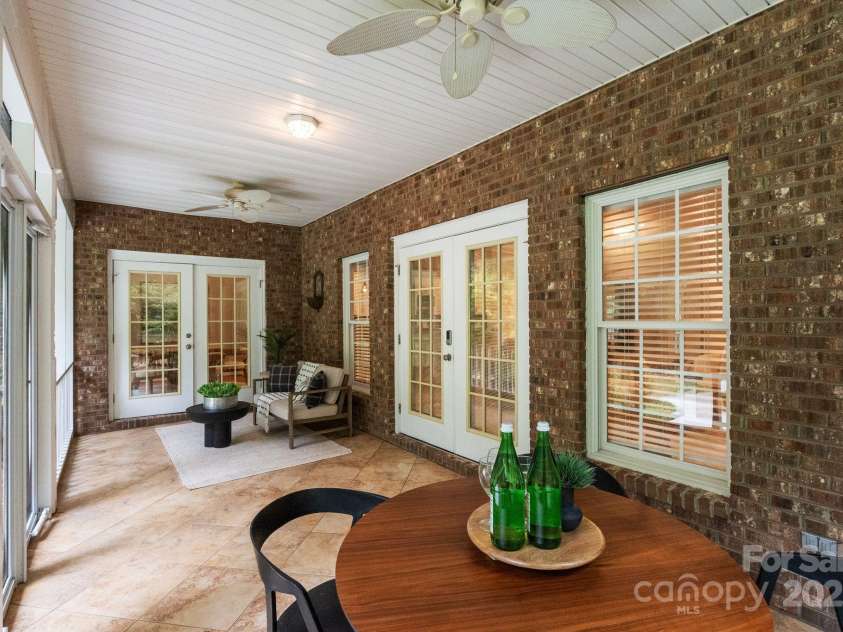 501 Colonels Court, Clover, SC 29710.  MLS# CAR4288032, YatesRealty ID 33243. You can access the living room from the back porch