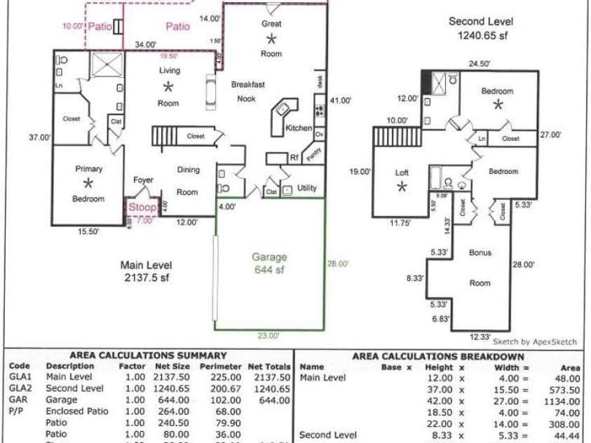 11649 James Richard Drive, Charlotte, NC 28277.  MLS# CAR4382209, YatesRealty ID 33244. Floorplan