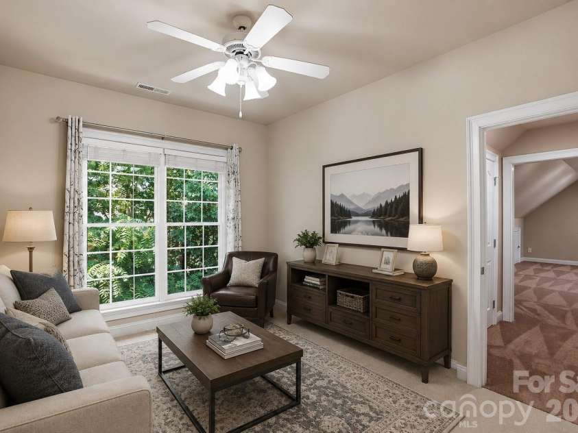 11649 James Richard Drive, Charlotte, NC 28277.  MLS# CAR4382209, YatesRealty ID 33244. Virtually Staged - Den