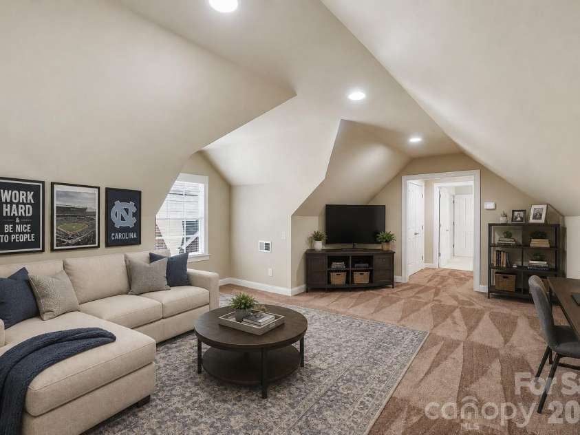11649 James Richard Drive, Charlotte, NC 28277.  MLS# CAR4382209, YatesRealty ID 33244. Virtually Staged - (Option 2) Entertainment space